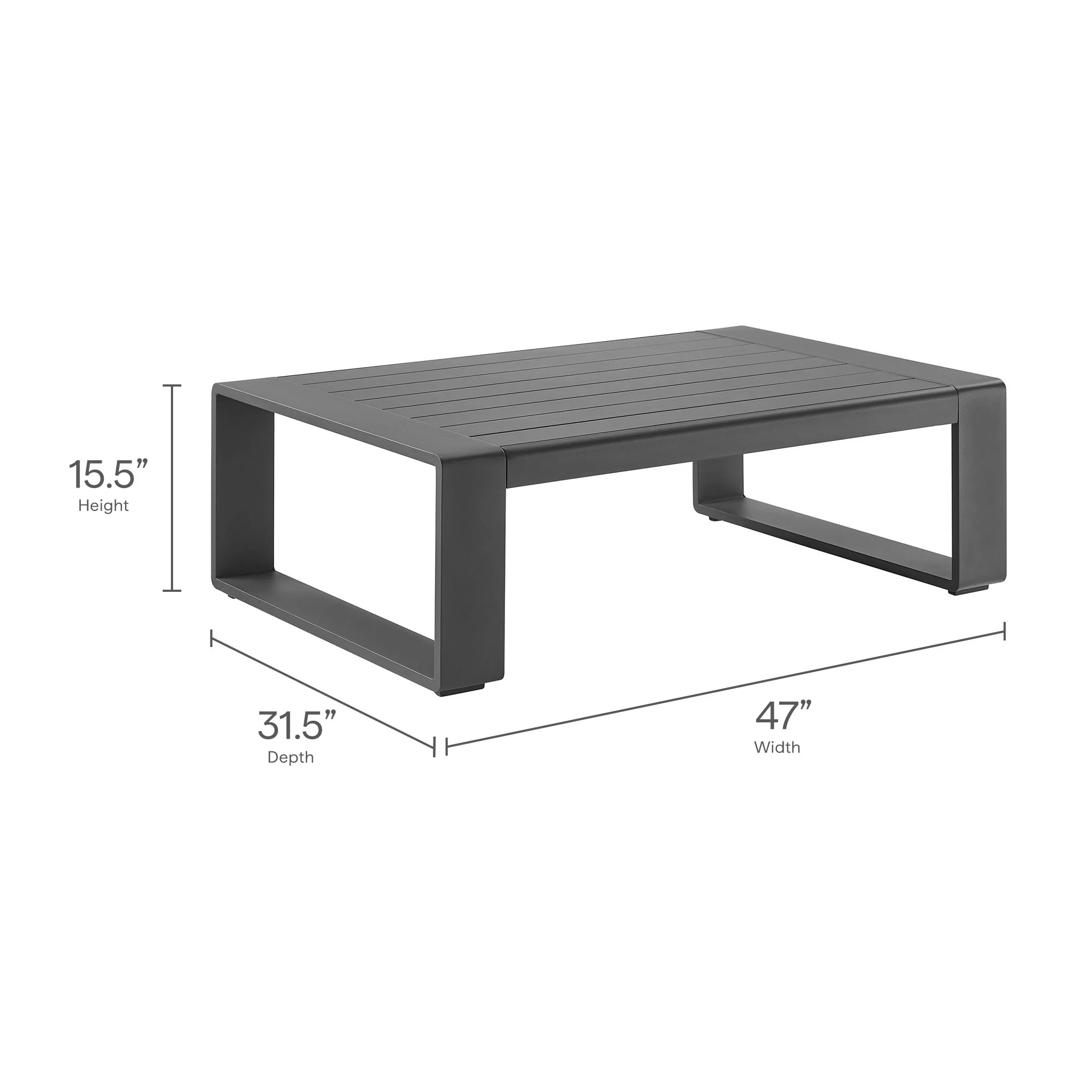 Lirienne 2-Piece Outdoor Patio Aluminum Furniture Set by Modway - Image 15
