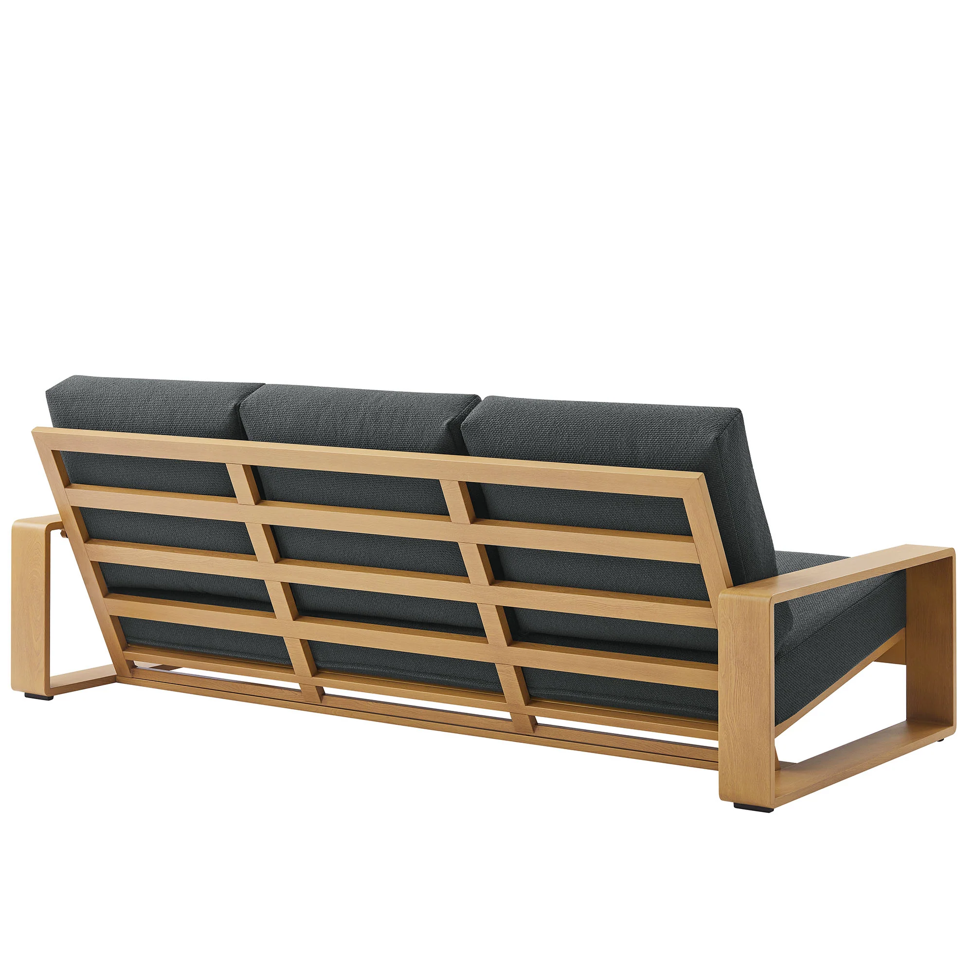 Lirienne Outdoor Patio Aluminum Faux Wood Sofa by Modway - Image 11