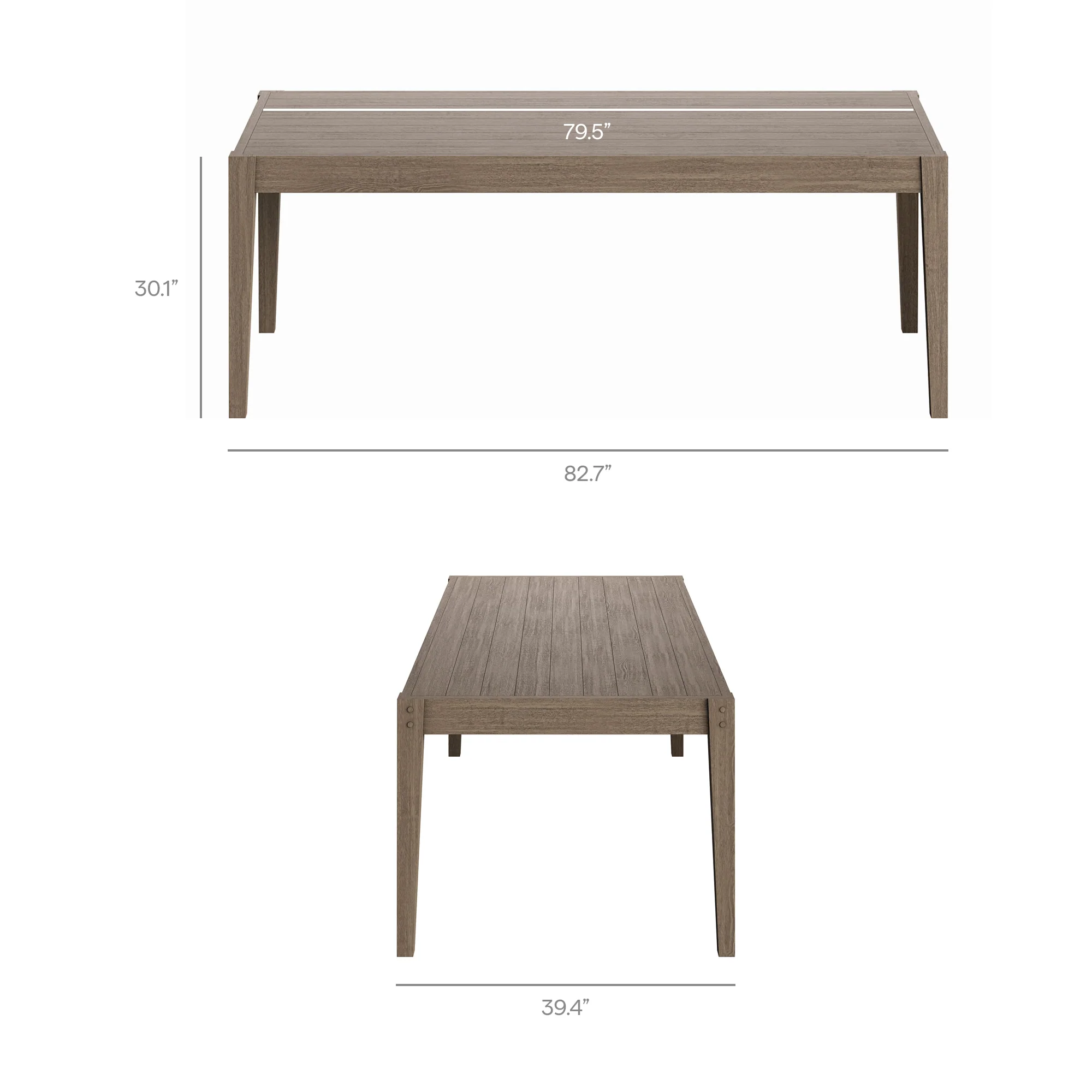 Northlake 9-Piece Outdoor Patio Teak Wood Dining Set by Modway - Image 3